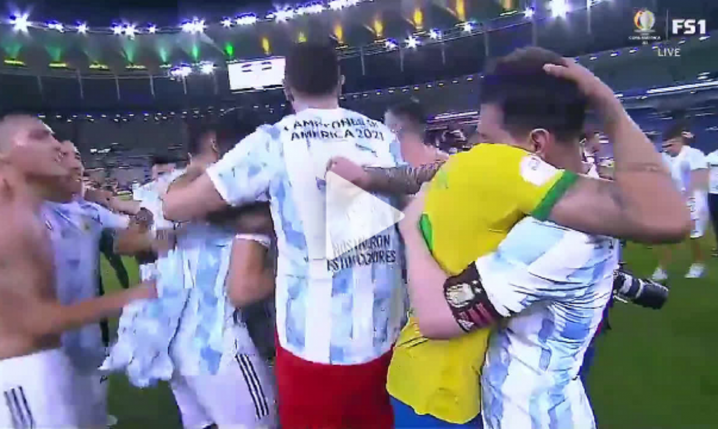 Argentyna świętuje, a Messi z Neymarem... <3 [VIDEO]